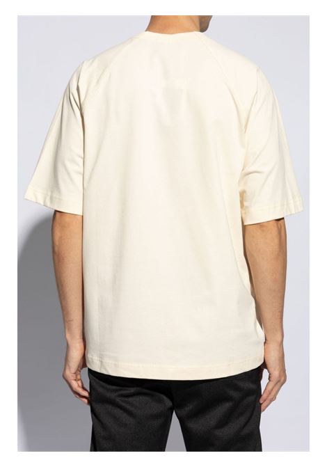 Beige logo-print t-shirt Jacquemus -  unisex JACQUEMUS | 245JS2122011130