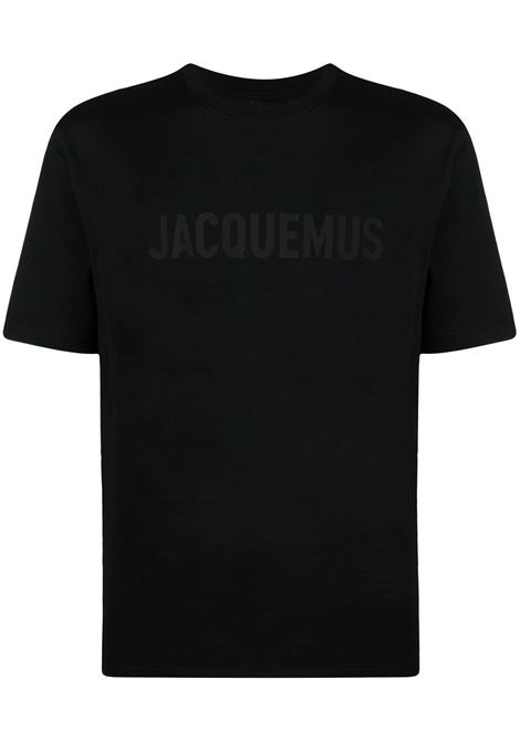 Le T-shirt Typo in nero Jacquemus - uomo JACQUEMUS | T-shirt | 245JS2122011990