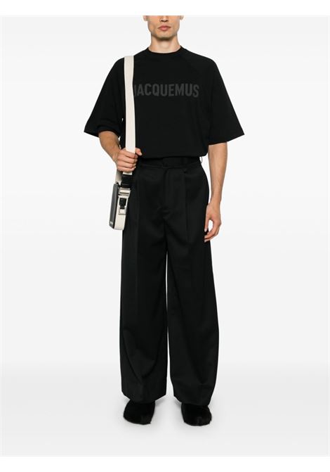 Le T-shirt Typo in nero Jacquemus - uomo JACQUEMUS | 245JS2122011990