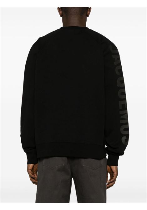 Felpa Le Sweatshirt Typo in nero di Jacquemus - unisex JACQUEMUS | 245JS2362341990