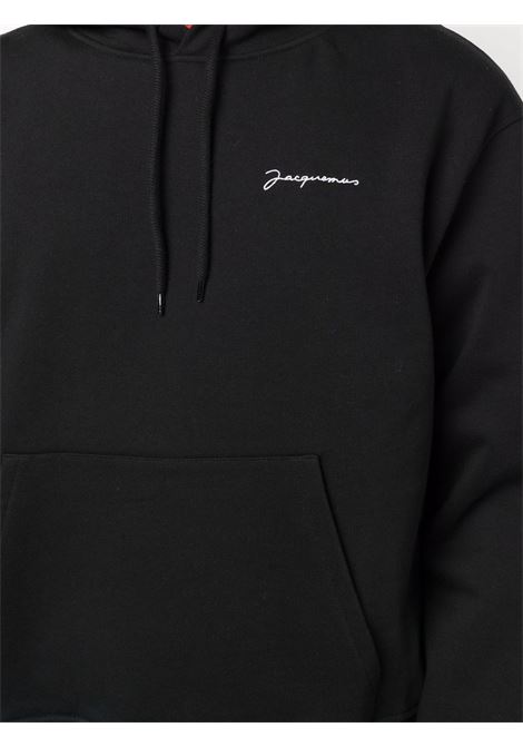 Black hooded sweatshirt - men JACQUEMUS | 245JS3102120990