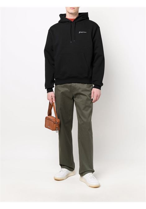 Black hooded sweatshirt - men JACQUEMUS | 245JS3102120990