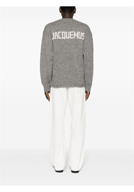 Grey wool Le Pull Jacquemus jumper - men JACQUEMUS | 245KN2952329950