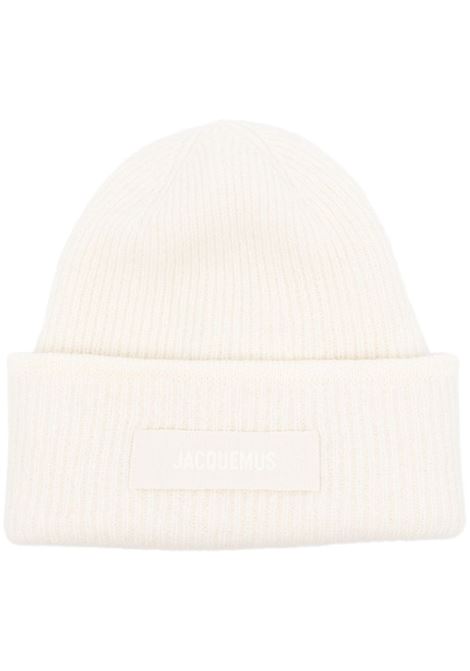 White Le Bonnet gros grain beanie Jacquemus - unisex JACQUEMUS | Hats | 246AC6665217110