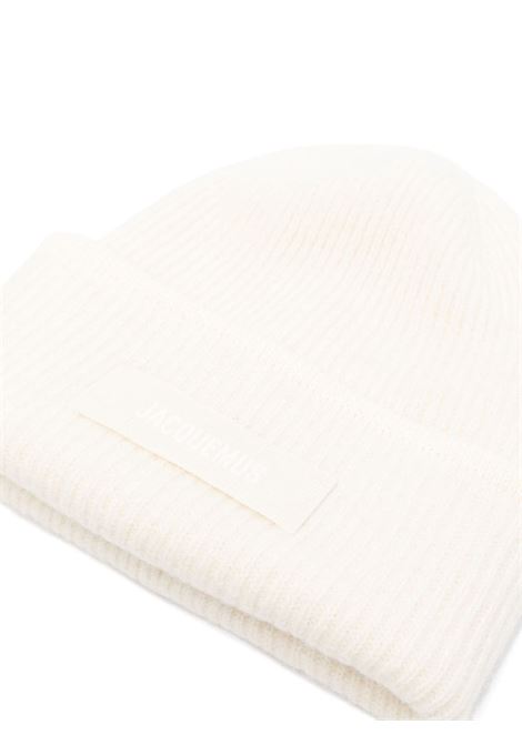 White Le Bonnet gros grain beanie Jacquemus - unisex JACQUEMUS | 246AC6665217110