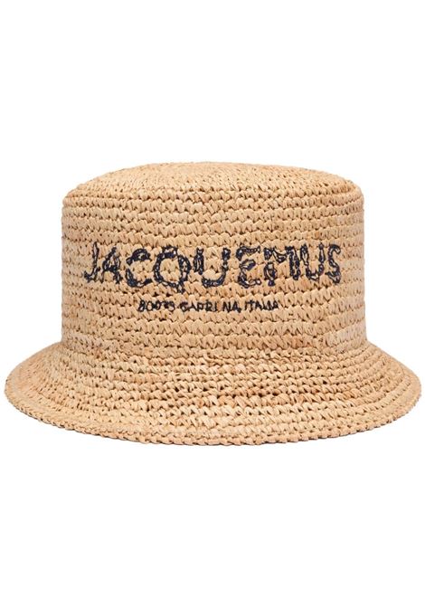 Cappello bucket Le Bob Pesco in marrone di Jacquemus - Unisex JACQUEMUS | 246AC6785207142