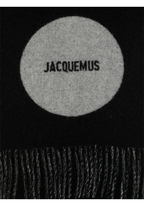 Black L'Echarpe Rond Carre scarf Jacquemus - unisex  JACQUEMUS | 246AC6875202090