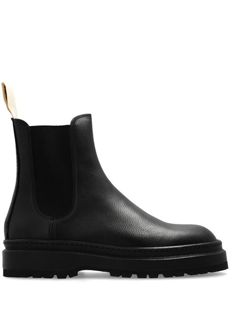 Stivaletti les bottines pavane in nero Jacquemus - uomo JACQUEMUS | Stivali | 246FO1564324990