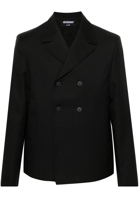 Blazer La Veste in lana nero Jacquemus - uomo JACQUEMUS | Giacche | 246JA0571458990