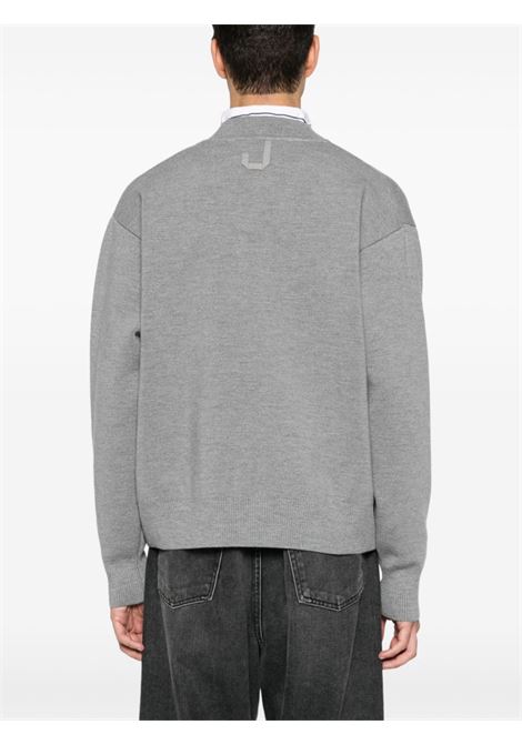 Grey le cardigan boutonne cardigan Jacquemus - men  JACQUEMUS | 246KN2922359950