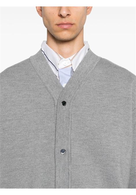 Grey le cardigan boutonne cardigan Jacquemus - men  JACQUEMUS | 246KN2922359950