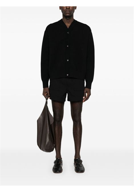 Le Cardigan Boutonne in lana in nero Jacquemus - uomo JACQUEMUS | 246KN2922359990