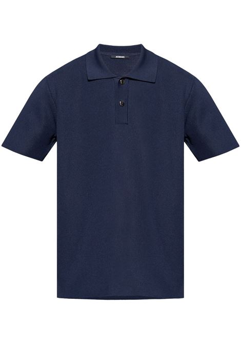 Blue Le Polo Maille polo shirt Jacquemus - men JACQUEMUS | 246KN2962379390