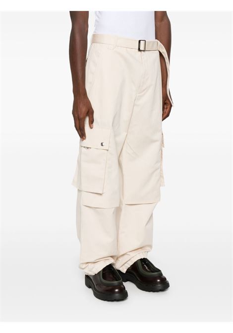 Pantaloni Le Cargo dritti in bianco di Jacquemus - uomo JACQUEMUS | 246PA0971534150