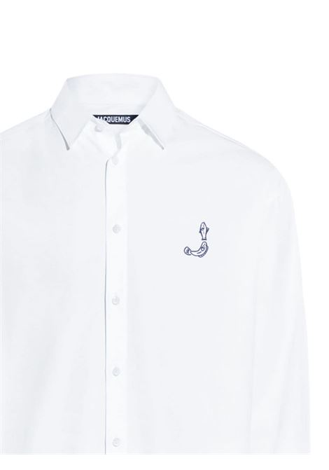 Camicia La Chemise Simon in bianco Jacquemus - uomo JACQUEMUS | 246SH00111401HT