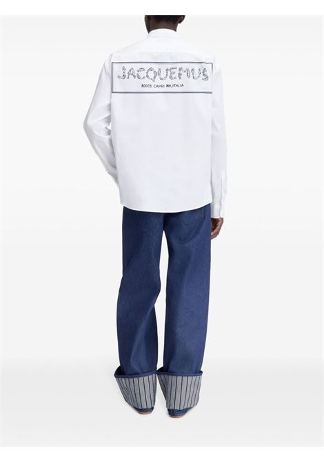 Camicia La Chemise Simon in bianco Jacquemus - uomo JACQUEMUS | 246SH00111401HT
