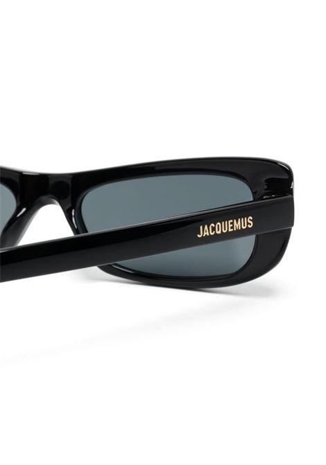Black Les Lunettes Capri rectangle-frame sunglasses Jacquemus - unisex JACQUEMUS | JAC55C1SUN