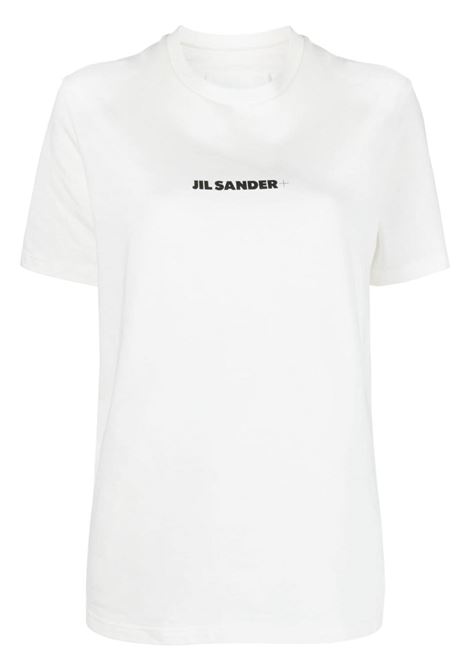 White logo-print T-shirt - unisex JIL SANDER | T-shirt | J40GC0118J20103102