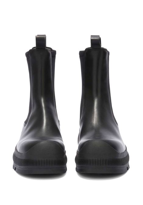 Black logo-embossed boots Jil Sander - women JIL SANDER | J44WU0009P4942001