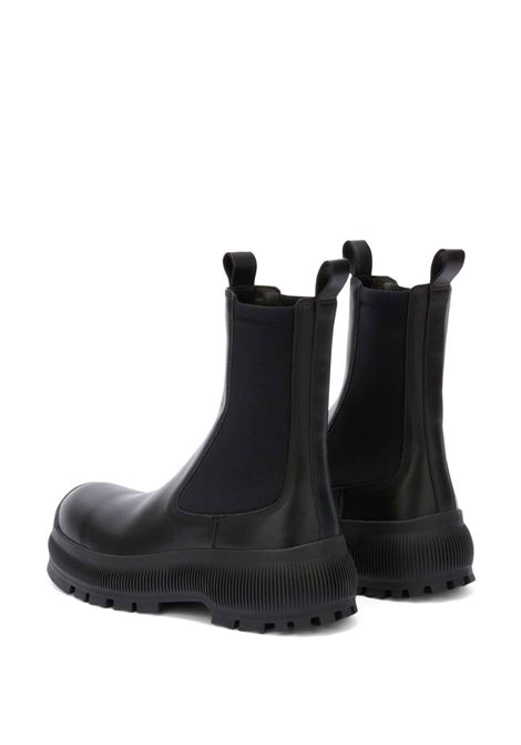 Black logo-embossed boots Jil Sander - women JIL SANDER | J44WU0009P4942001