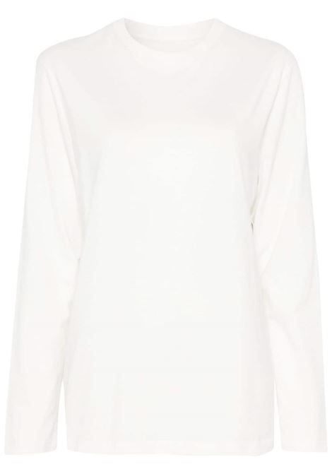 White logo-detail t-shirt Jil Sander - women JIL SANDER | T-shirt | J02GC0129J46219104