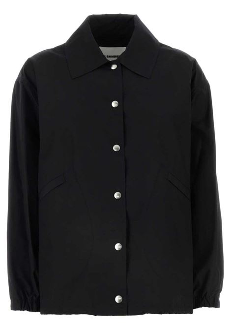 Black logo-print jacket Jil Sander - women JIL SANDER | Outerwear | J04AM0001J45026001