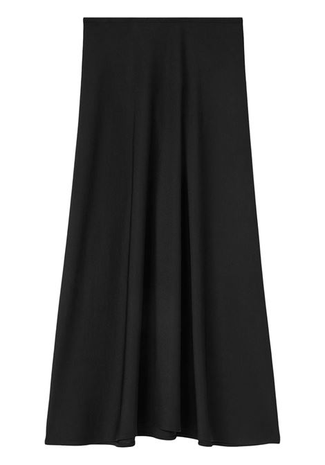 Black straight maxi skirt Jil Sander - women JIL SANDER | J04MA0103J65016001