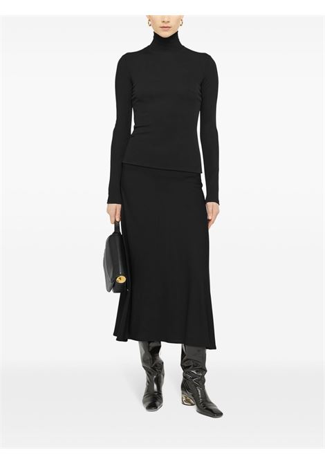 Black straight maxi skirt Jil Sander - women JIL SANDER | J04MA0103J65016001