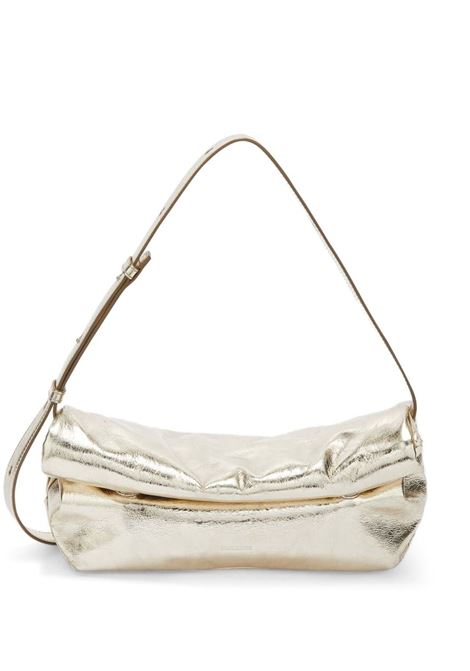 Borsa a tracolla Rollup Small in oro Jil Sander - donna