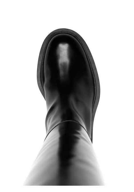 Black asymmetric boots Jil Sander - women JIL SANDER | J15WW0039P2775001