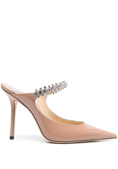 Mules Bing 100 in rosa Jimmy Choo - donna JIMMY CHOO | Mules | BING100PATPNK