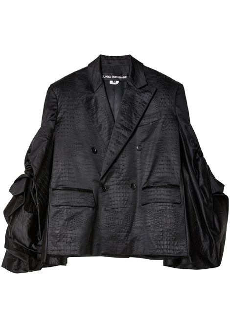 Black double-breasted jacket Junya watanabe - women  JUNYA WATANABE | Outerwear | JNJ0011