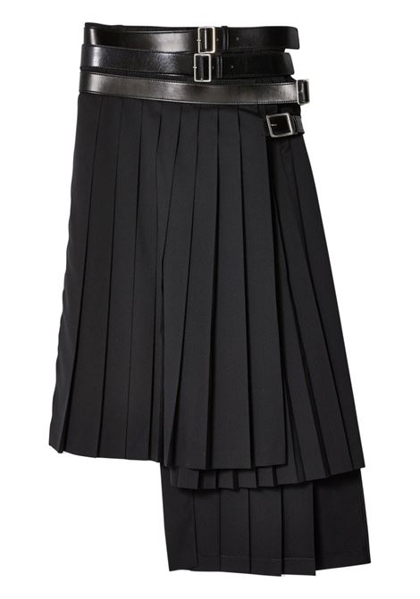 Black belted pleated skirt Junya watanabe - women  