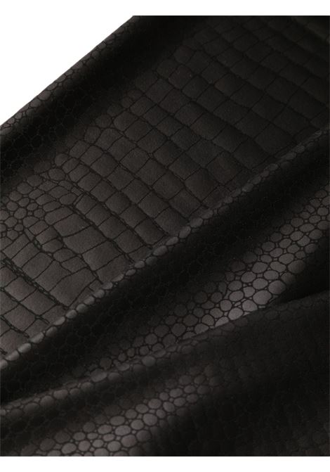 Black crocodile-leather effect leggings Junya watanabe - women   JUNYA WATANABE | JNT0021