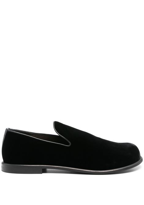 Black velvet loafers JW Anderson - men JW ANDERSON | ANM43511B999