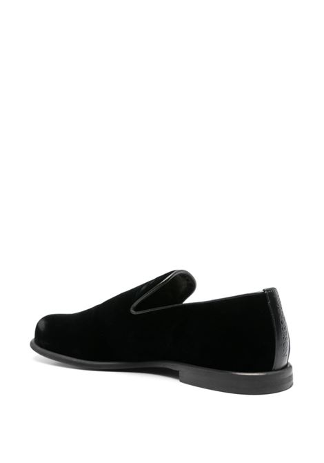 Black velvet loafers JW Anderson - men JW ANDERSON | ANM43511B999