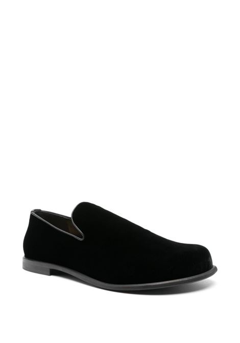 Black velvet loafers JW Anderson - men JW ANDERSON | ANM43511B999