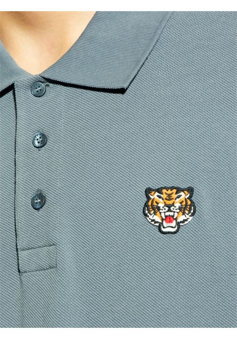 Polo Lucky Tiger in blu di Kenzo - uomo KENZO | FE55PO5404PU67
