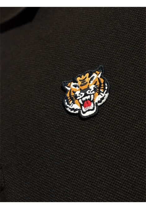 Black Tiger-embroidered polo shirt Kenzo - men KENZO | FE55PO5404PU99J