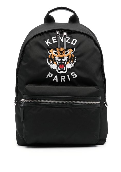 Black Tiger-motif backpack  - KENZO -  men KENZO | Hand bags | FE55SA613F2799