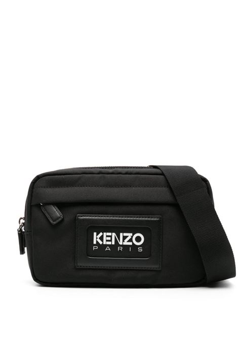 Marsupio con logo goffrato in nero di Kenzo - uomo KENZO | FE55SA707B1199