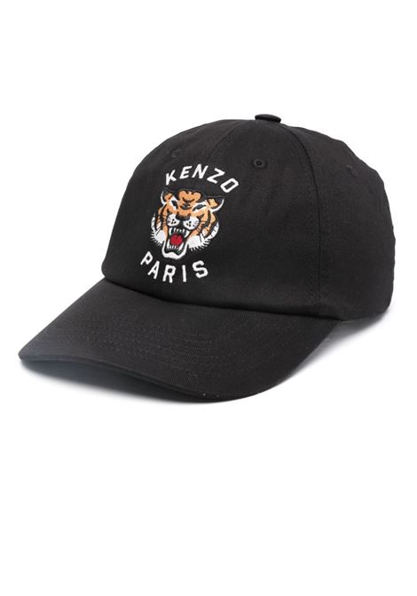 Black embroidered-logo cap Kenzo - unisex KENZO | Hats | FE58AC611F4799