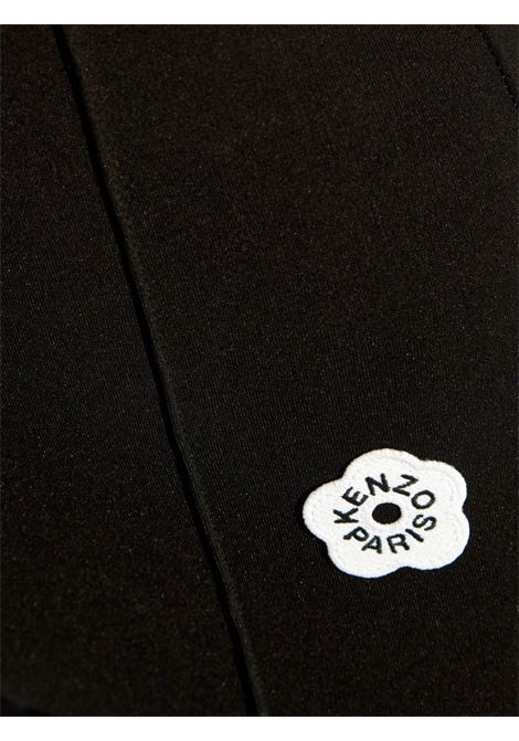 Pantaloni Boke Flower 2.0 svasati con ricamo in nero di Kenzo - donna KENZO | FE62PA7294IF99J