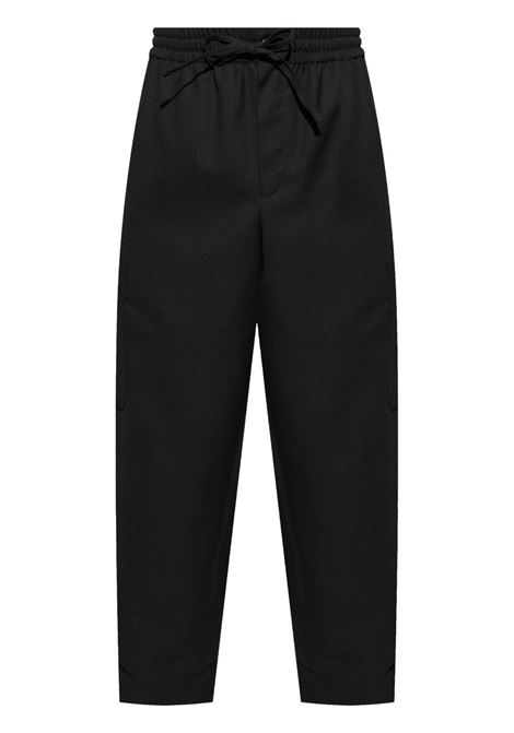 Black drawstring-waist cargo trousers Kenzo - men KENZO | FE65PA5019RE99