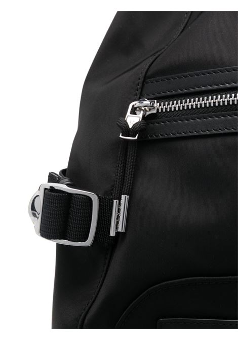 Black logo-patch backpack Kenzo - unisex KENZO | FE65SA120B1099
