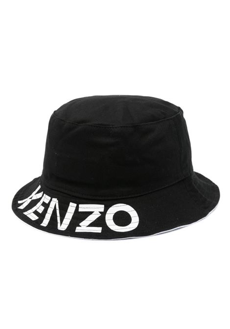 Cappello bucket Kenzography in nero Kenzo - unisex