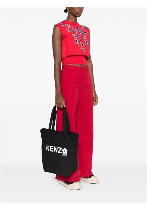 Borsa tote con logo in nero Kenzo - unisex KENZO | FE68SA901F3699