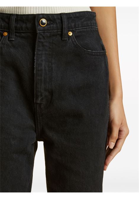 Black   Danielle straight-leg jeans khate - women  KHAITE | 1032913091