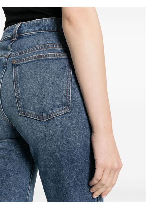 Jeans a vita alta Danielle in blu - khaite - donna KHAITE | 1032916099