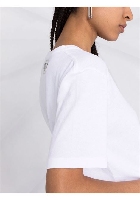T-shirt con applicazione in bianco - khaite - donna KHAITE | 2196138100